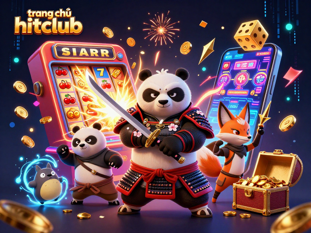 Experience exciting gameplay at trang chủ hitclub, where vibrant casino elements create a thrilling atmosphere.