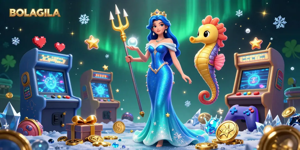 BOLAGILA offers thrilling gaming experiences with a captivating underwater scene filled with vibrant treasures.