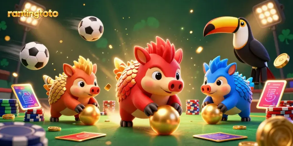 Rantingtoto temukan keseruan melalui pangolin bersaing dalam pertempuran bola emas yang memikat.