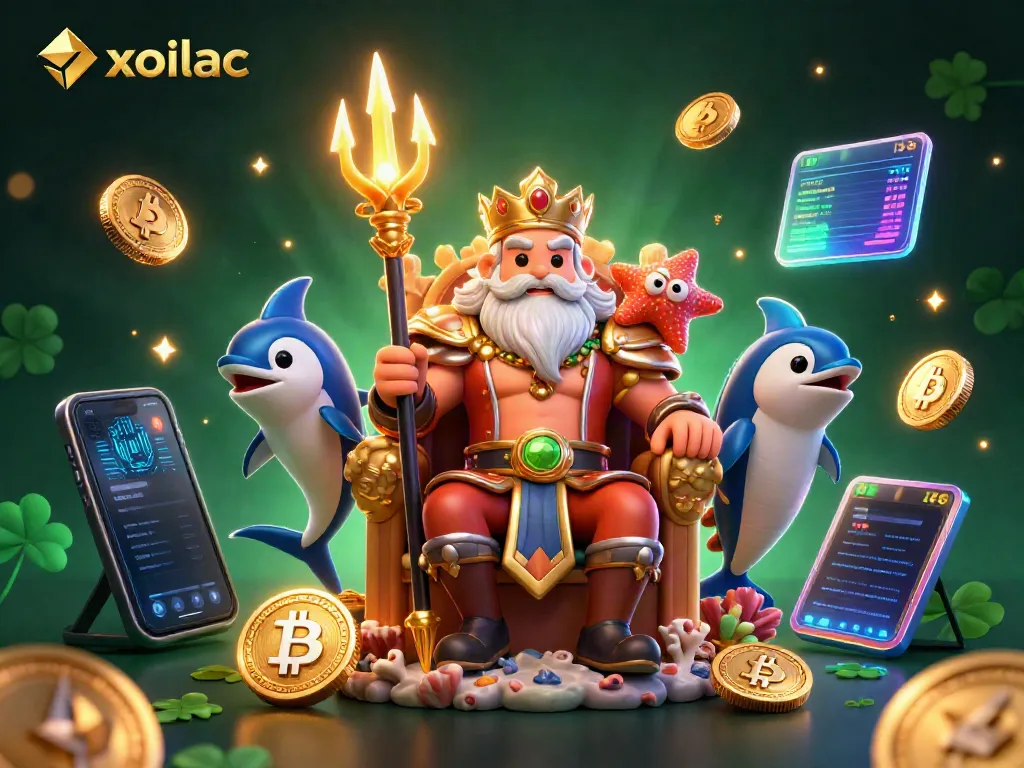 Watch the vibrant, action-packed scene featuring xoilac's dynamic online gaming experience with vivid characters and glowing digital currencies.