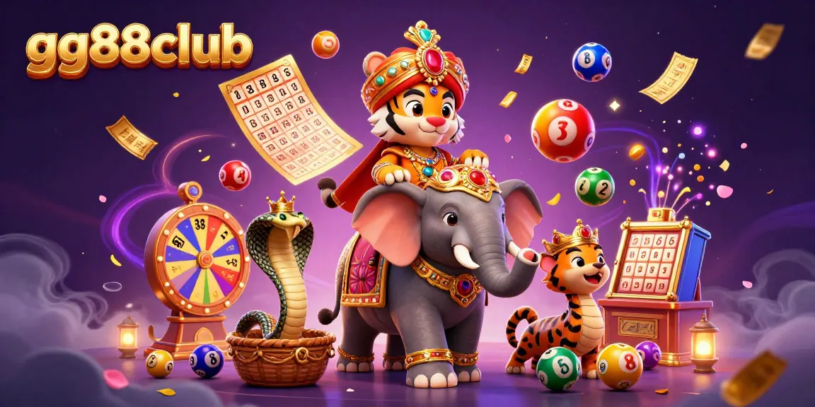 Engage in thrilling gameplay with gg88club, featuring vibrant elements of a lively casino atmosphere.