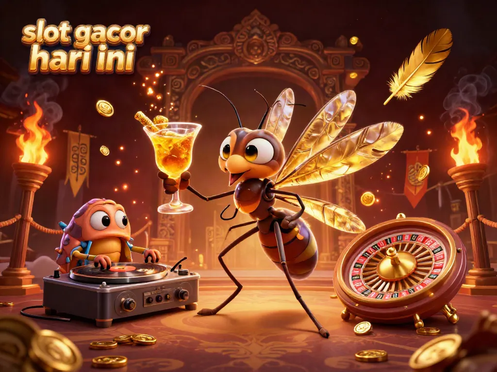 Slot gacor hari ini dengan karakter kasino mengesankan dan elemen keberuntungan yang memukau.