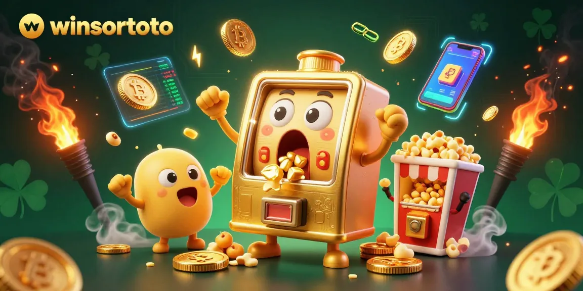 Menangkan jackpot menggunakan winsortoto di mesin slot 3D yang menakjubkan dengan koin berkilau!