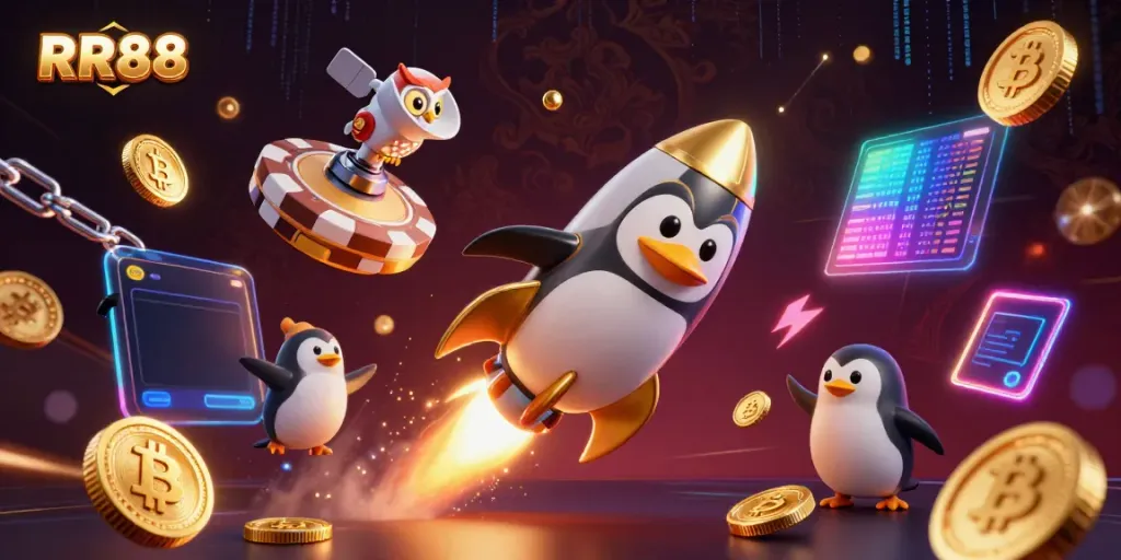 Experience thrilling adventures with RR88 in a vibrant 3D casino universe filled with energy and rewards.