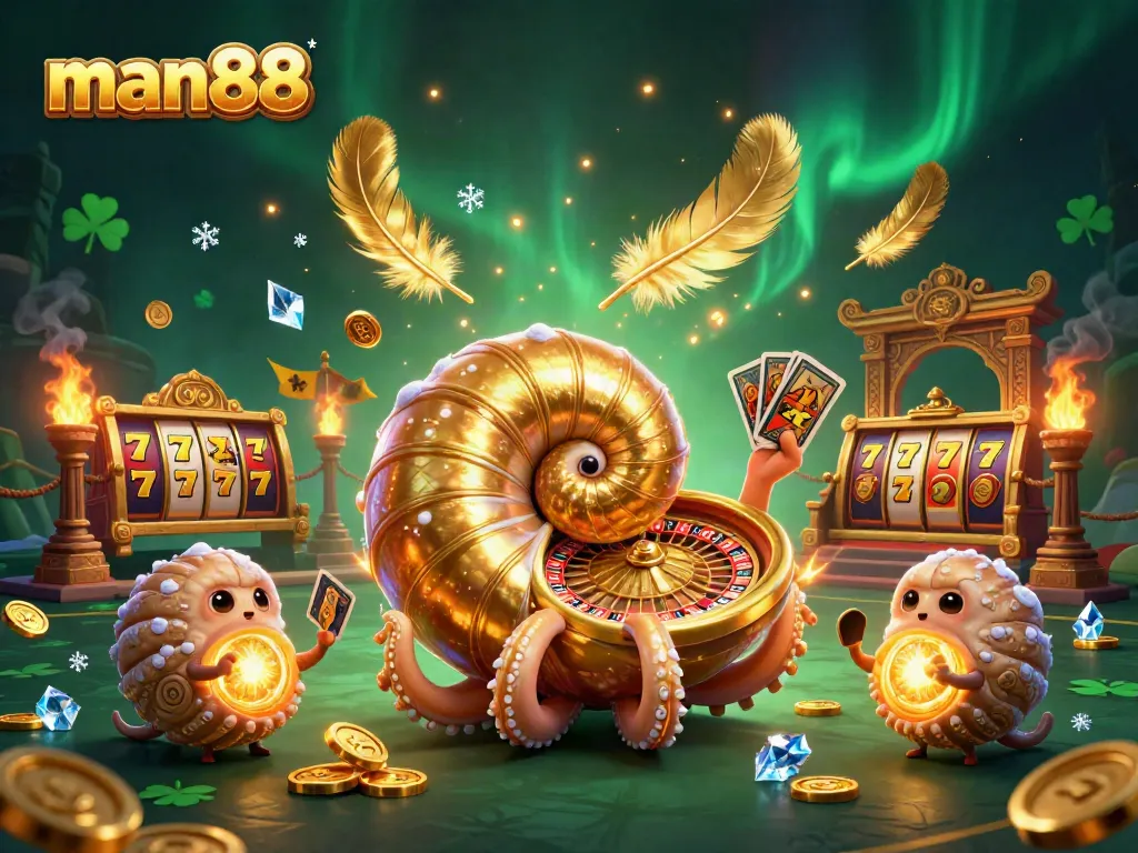 Experience thrilling gaming action at man88 with unique casino elements and vibrant visuals.