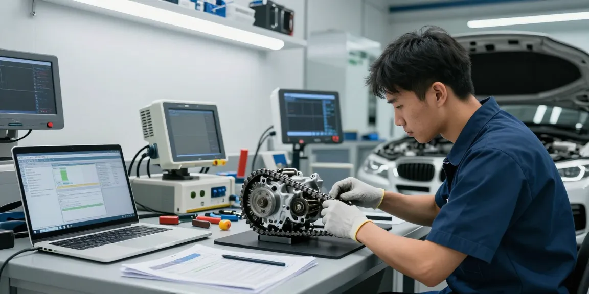 Professioneller BMW Werkstattservice in Hannover mit Techniker bei der Arbeit.
