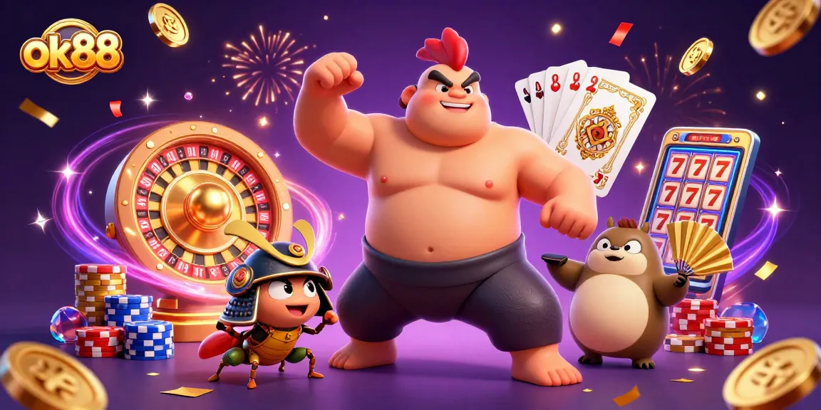 Experience thrilling action with ok88 as sumo rooster and samurai cricket dominate the casino scene!