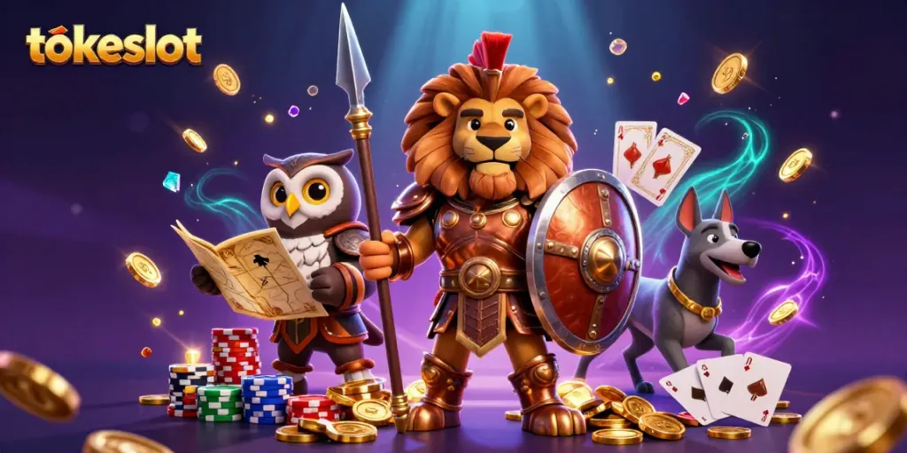 Raih jackpot dengan bermain di TokeSlot yang dipenuhi dengan koin emas dan permainan seru.