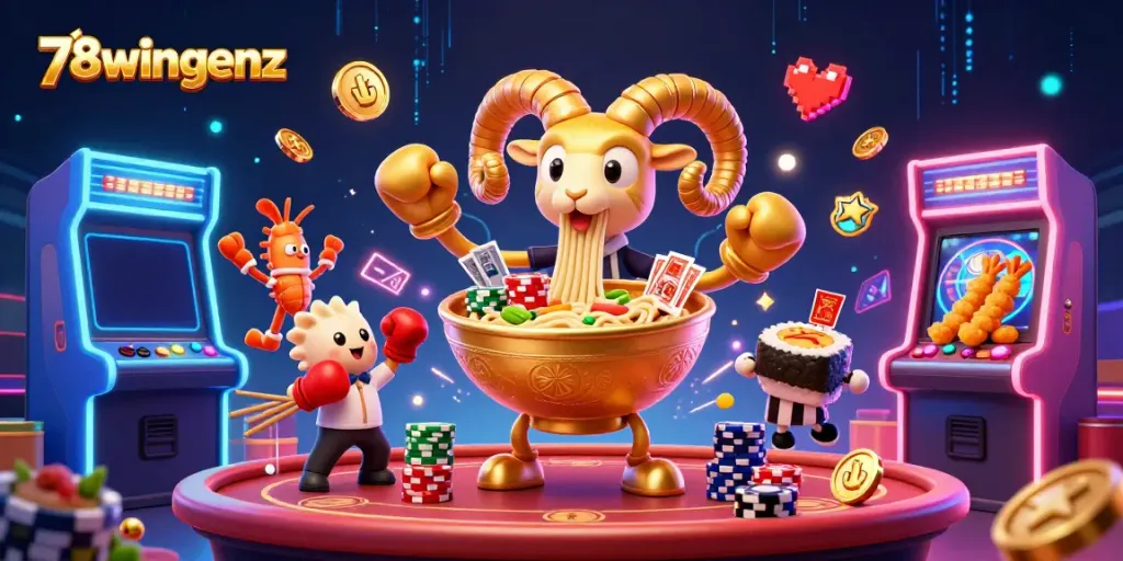 Engage in thrilling gameplay with 78wingenz featuring vibrant casino elements and dynamic characters.