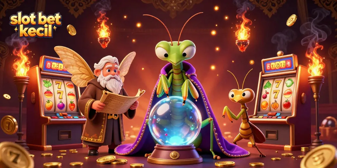 Experience slot bet kecil with lively 3D characters, slot machines, and dynamic gaming elements.