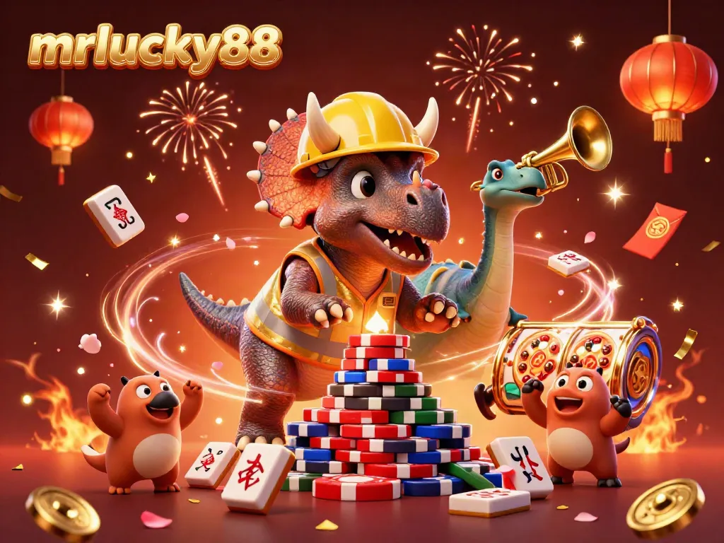 Experience mrlucky88 with lively characters and rich casino elements in a festive atmosphere.