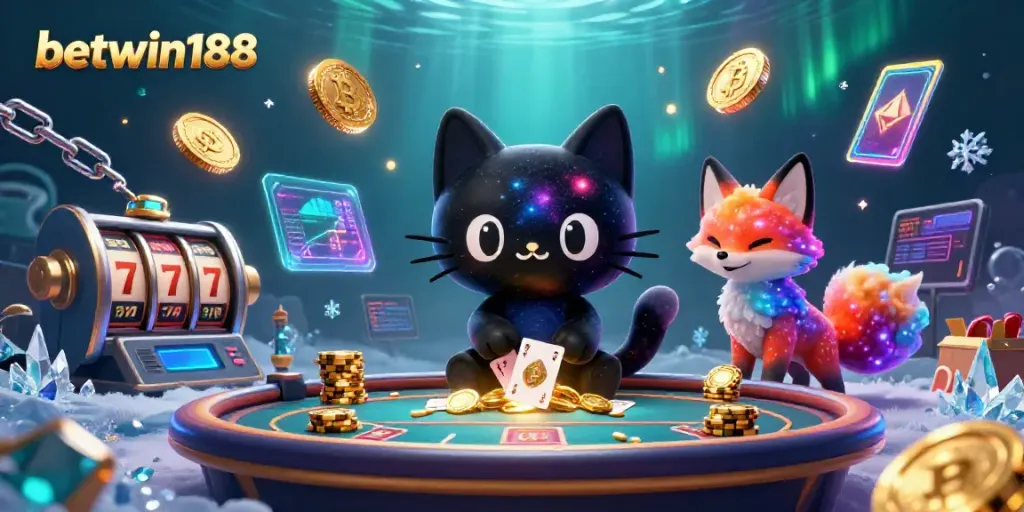 Menangkan akses BETWIN188 dengan kucing lubang hitam dan anjing nebula di kasino kosmik.