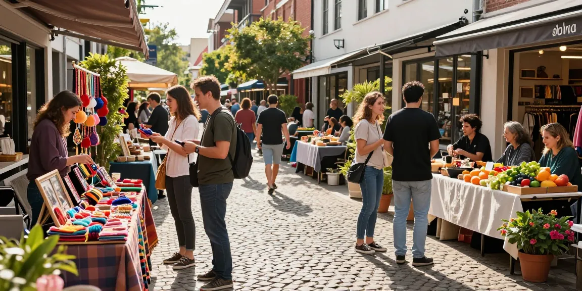 Shoppers engaging in a lively market scene at https://forumup.org/shop/search.php?ca_id=&addr1=&addr2=&addr3=&schKeyword= filled with colorful stalls and community spirit.