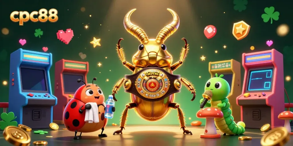 Engage with the exhilarating gameplay at cpc88 casino featured in a vibrant 3D illustration.
