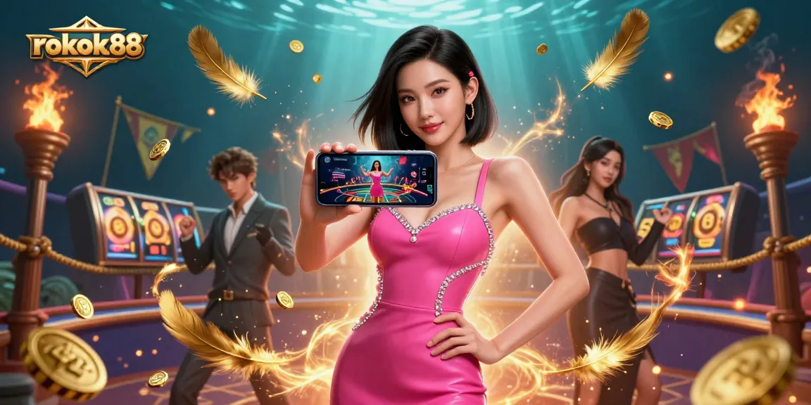 Experience the thrilling live dealer games at rokok88, with captivating visuals and dynamic casino elements.