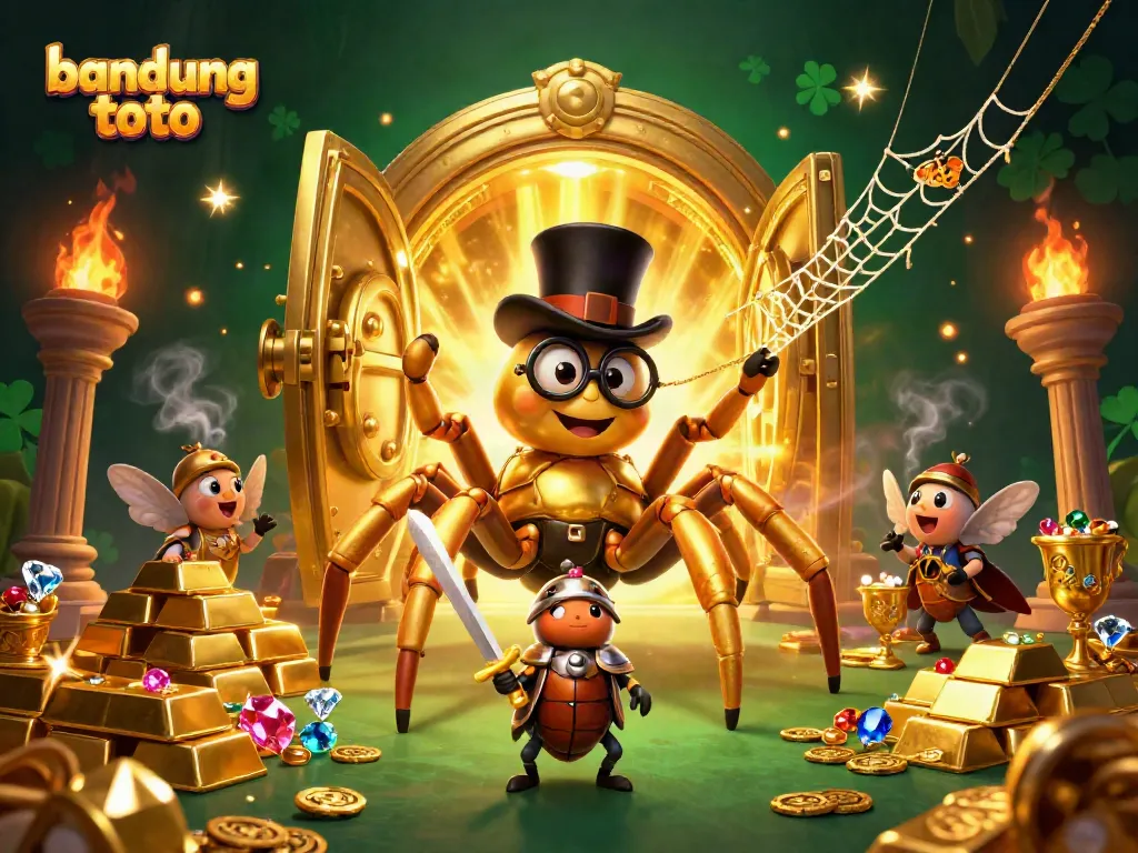 Experience the thrill of winning with bandung toto in this vibrant, animated carnival of grandeur.