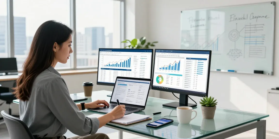 Third Eye Capital analyst reviewing investment strategies in a modern office