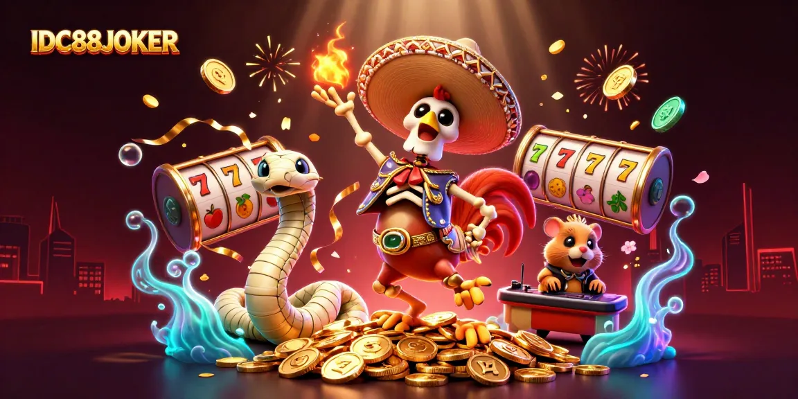 Experience tremendous wins at IDC88JOKER with dynamic 3D casino characters and exciting gambling elements.