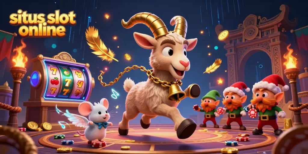 Permainan slot online menghadirkan suasana meriah dengan Krampus dan makhluk lucu dalam kasino