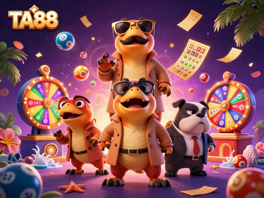 Join TA88's exciting VIP experience with raptors in a trench coat and thrilling lottery activities.