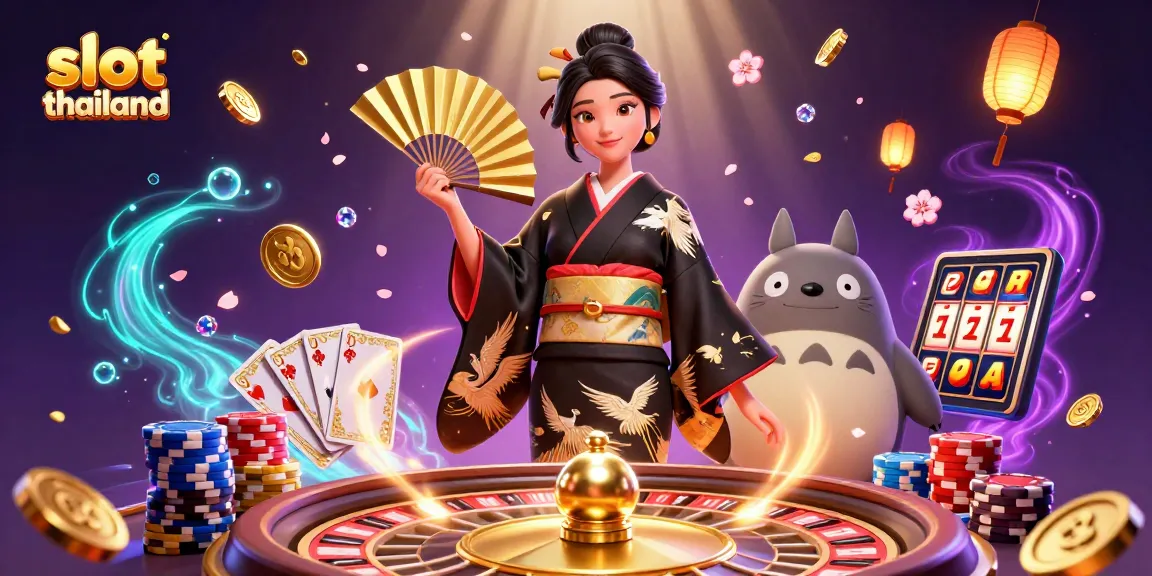 Experience thrilling wins at slot thailand with elegant characters amidst cascading coins and jackpot jewels.
