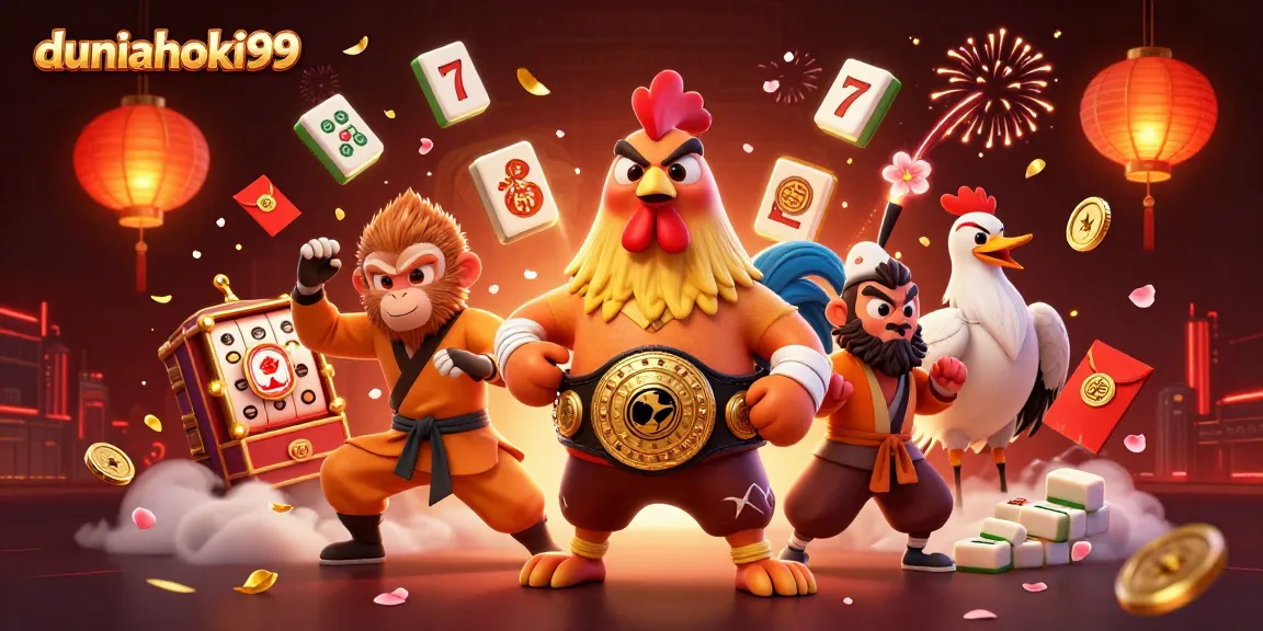 Rasakan keseruan duniahoki99 dengan ayam Muay Thai, monyet Shaolin, dan pelatihan crane beraksi.