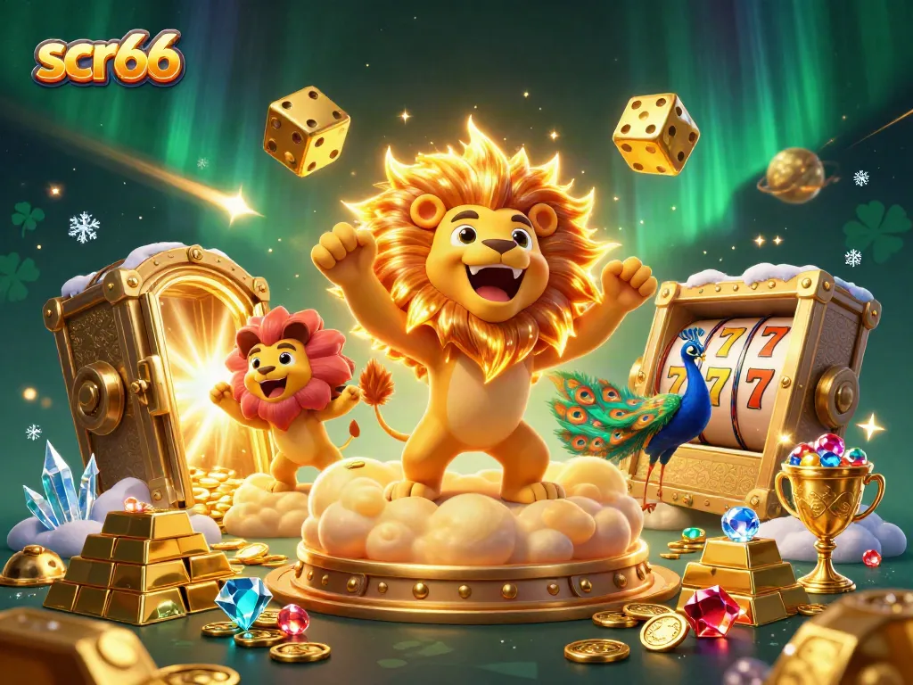 Engage in thrilling gameplay at scr66 with vibrant slot elements, treasures, and 3D characters.