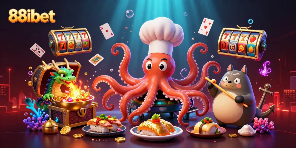 88ibet showcases a thrilling casino adventure with vibrant characters and jackpot elements in a rich 3D illustration.