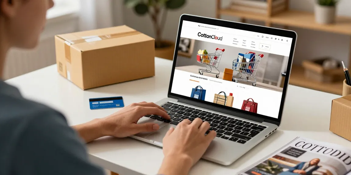 CottonCloud online shopping experience showcasing best deals in a digital marketplace.