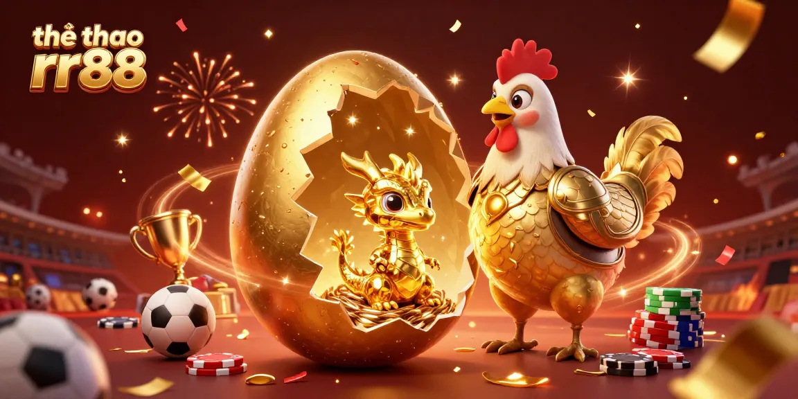 The sports betting world of thể thao rr88 comes to life, showcasing dynamic action with trophies and betting slips.