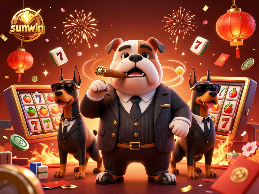 Experience the excitement of sunwin with vibrant 3D casino characters and dynamic gaming elements.