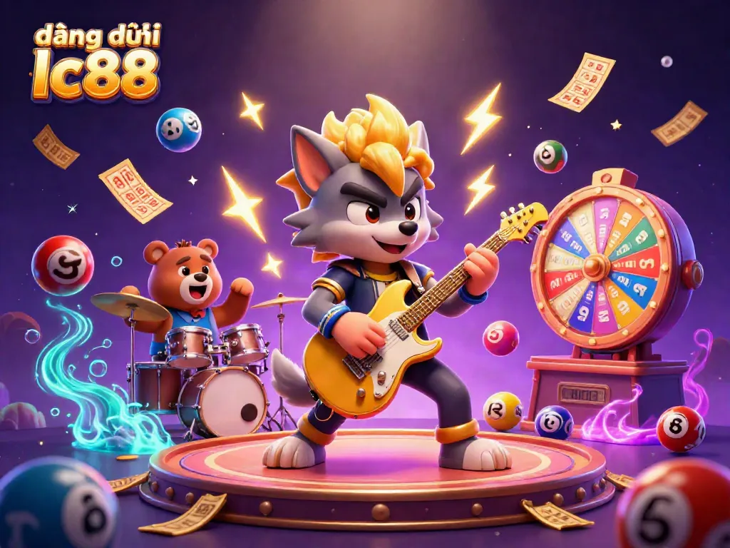 Experience the excitement of đăng ký lc88 with vibrant casino elements and engaging characters!