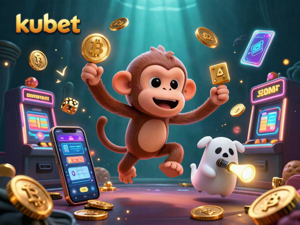 Experience entertaining gaming with kubet's unique haunted casino featuring a playful poltergeist monkey and ghost-hunter puppy.