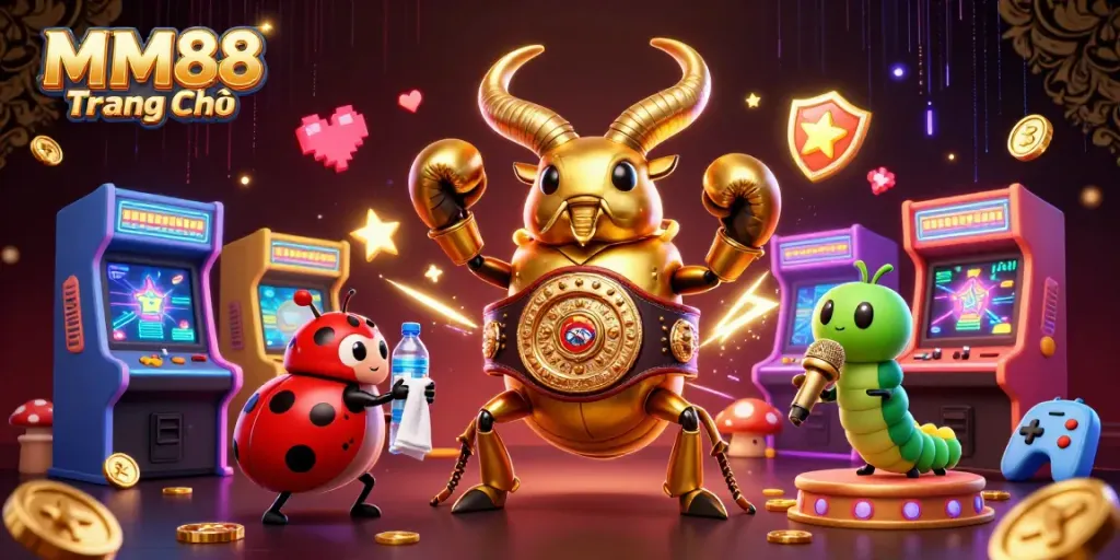 Experience thrilling gaming action with MM88 Trang Chủ, showcasing vibrant elements of casino adventures.