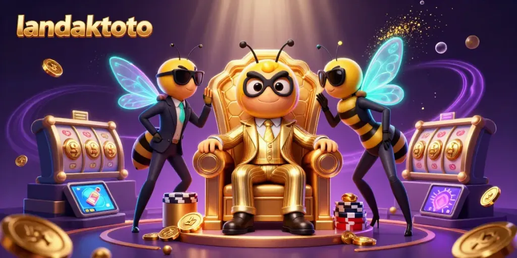 Mengikuti prediksi dan angka hoki di LANDAKTOTO, citra 3D dengan elemen perjudian.