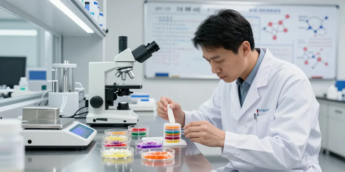 BPC 157 TB 500 Blend experimentation in a modern lab focused on innovative precision compounds.