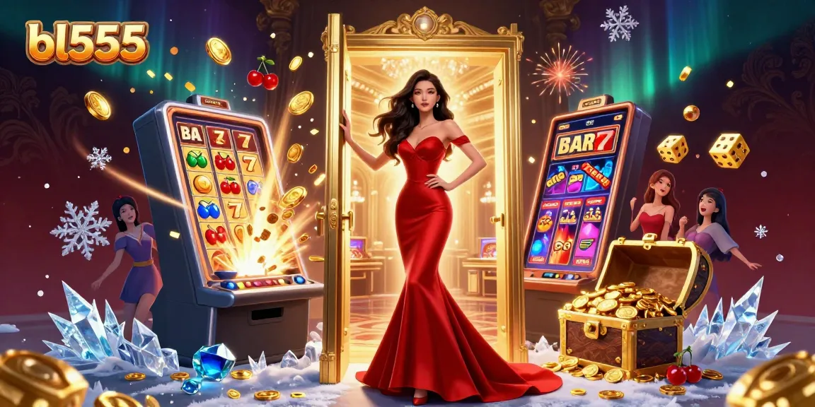 Experience exciting jackpots and elegance with bl555 in this vivid casino illustration.