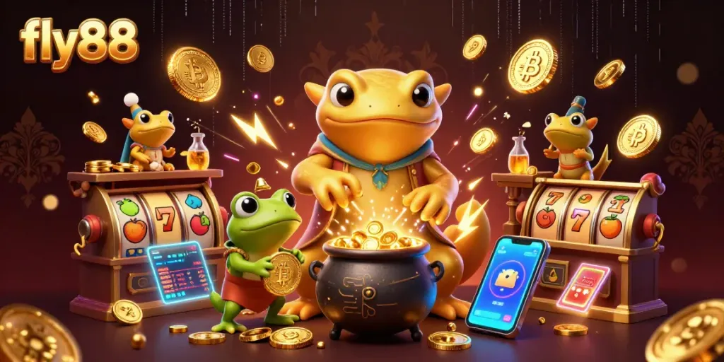 Experience thrilling wins with fly88 casino magic featuring golden creatures and vibrant jackpots.