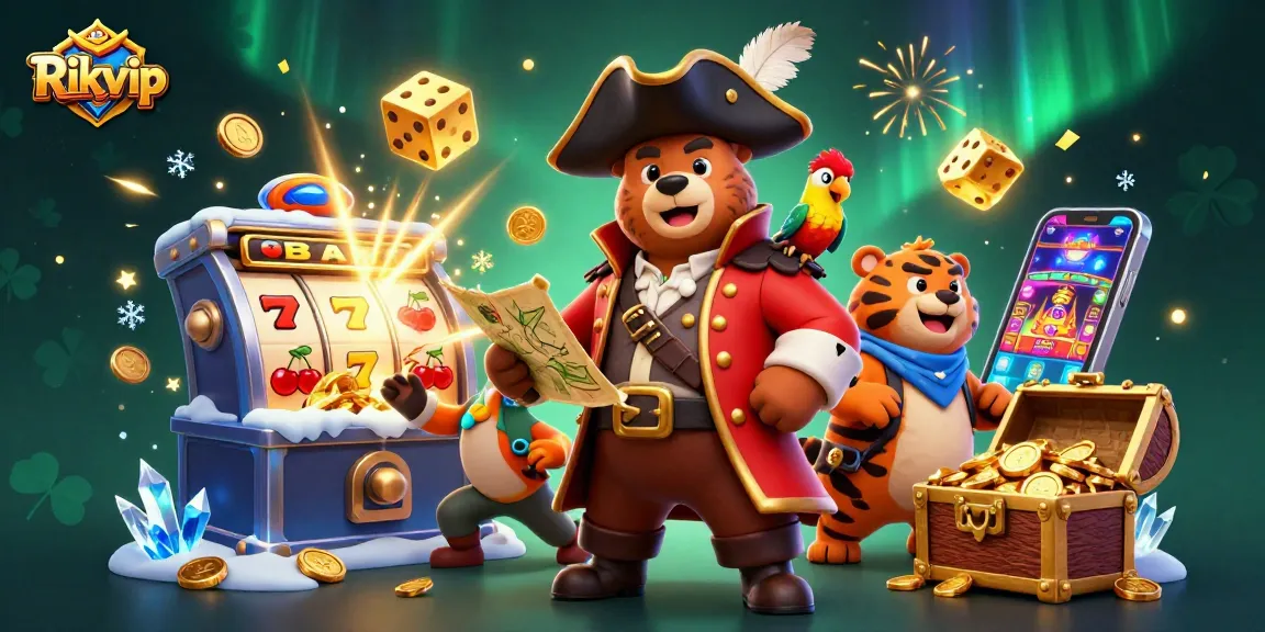 Experience exhilarating wins at Rikvip with vibrant slot machines and dynamic casino elements.