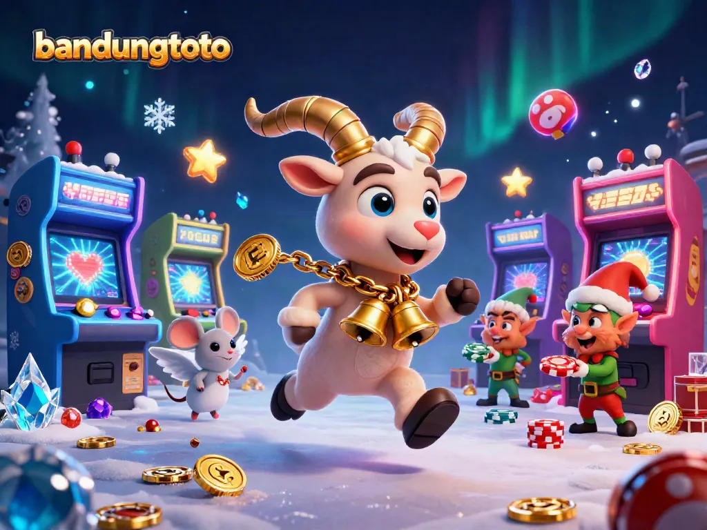 Experience thrilling gameplay with bandungtoto in a dynamic 3D cartoon casino scene filled with excitement.