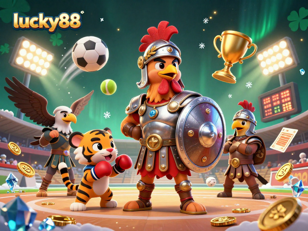 Win big with lucky88 in thrilling live casino battles featuring a glorious gladiator and sports elements!