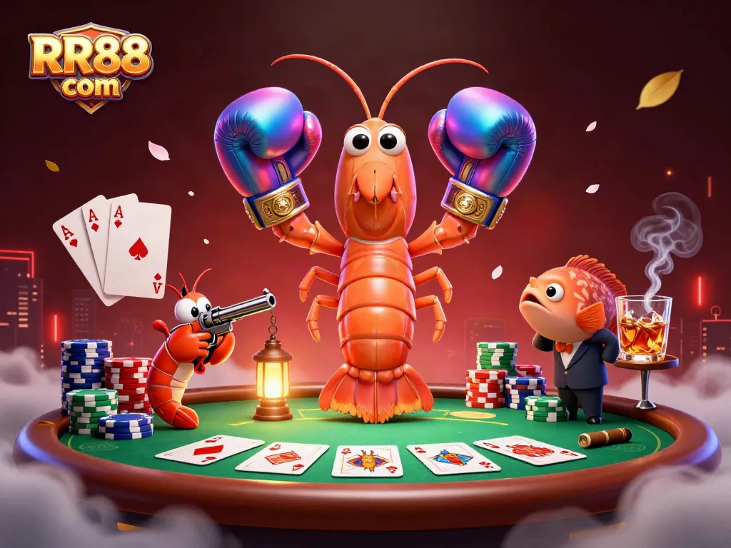 Experience RR88 com's thrilling casino action with vibrant cartoon characters and rich game elements.