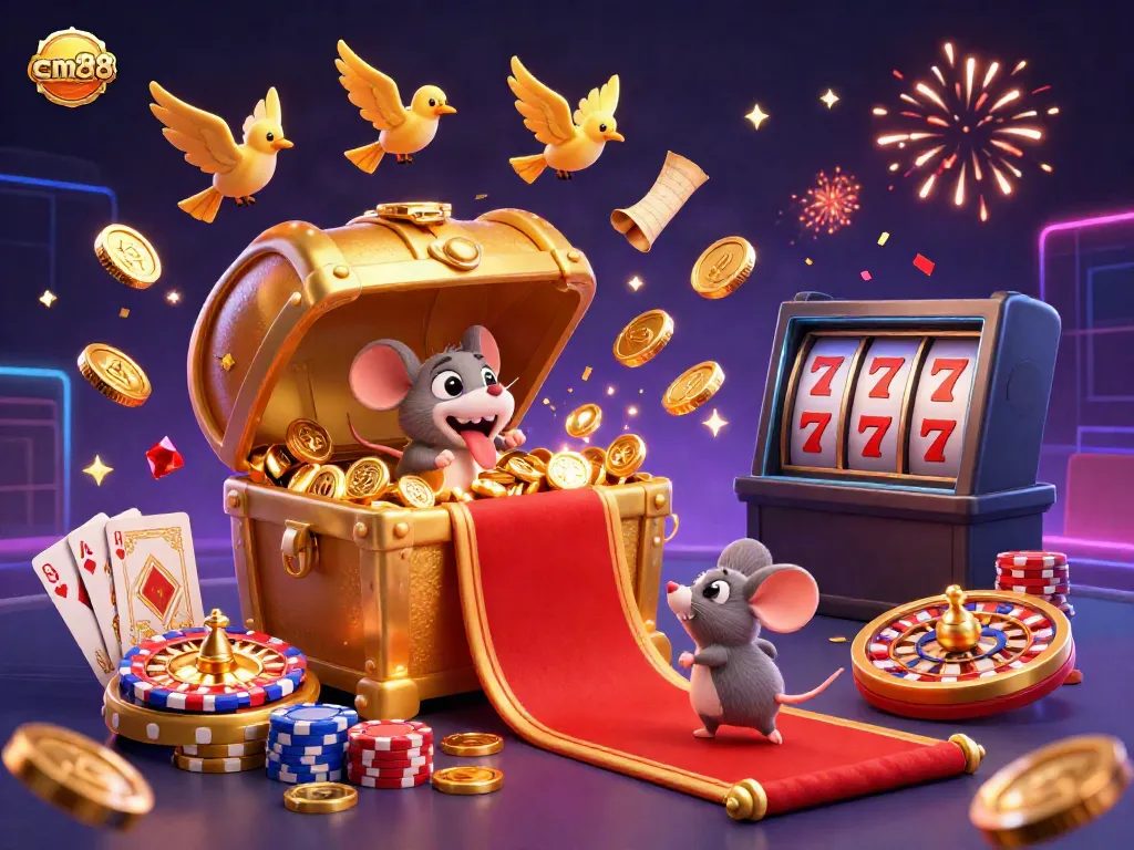 Engage with cm88's vibrant casino scene, featuring dynamic treasures and promotional games.