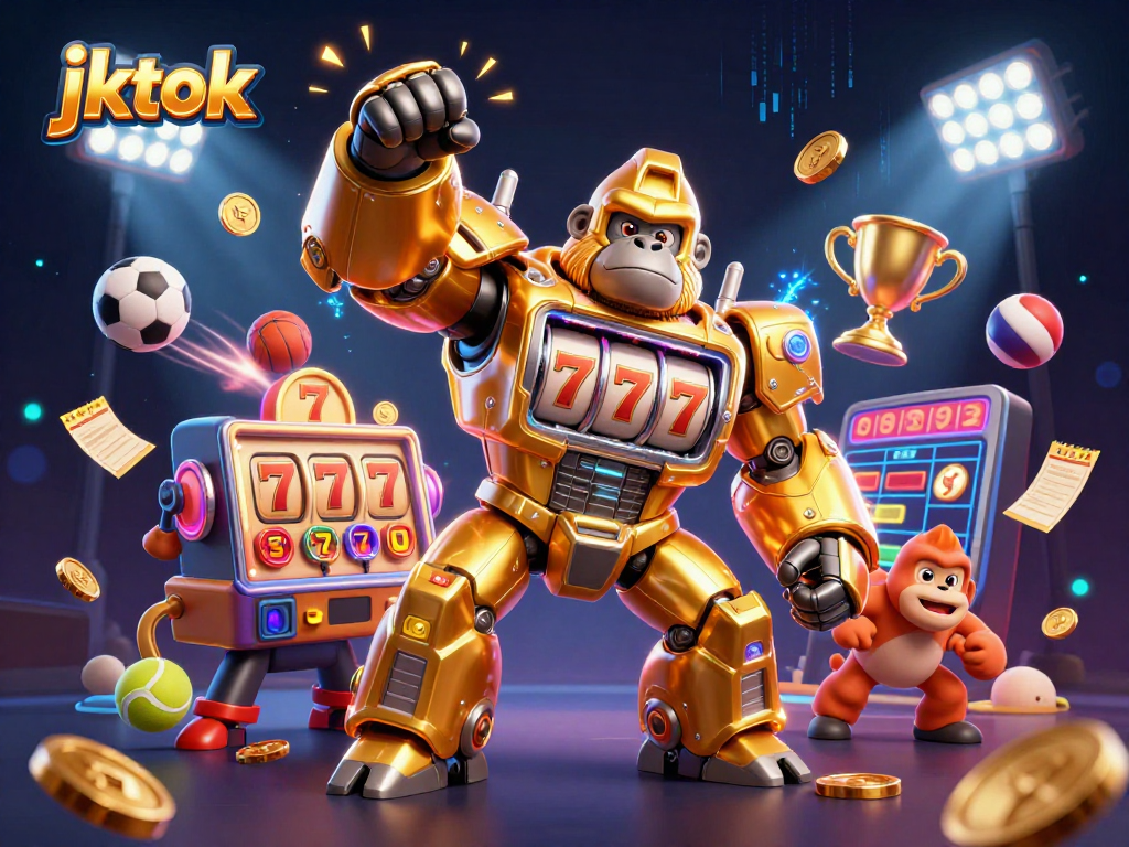 Kalahkan sambutan permainan slot terbaik di jktok dengan gajah emas robot yang beraksi.