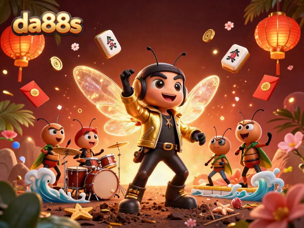 Experience the vibrant world of da88s, where luck meets excitement in a dazzling casino scene.