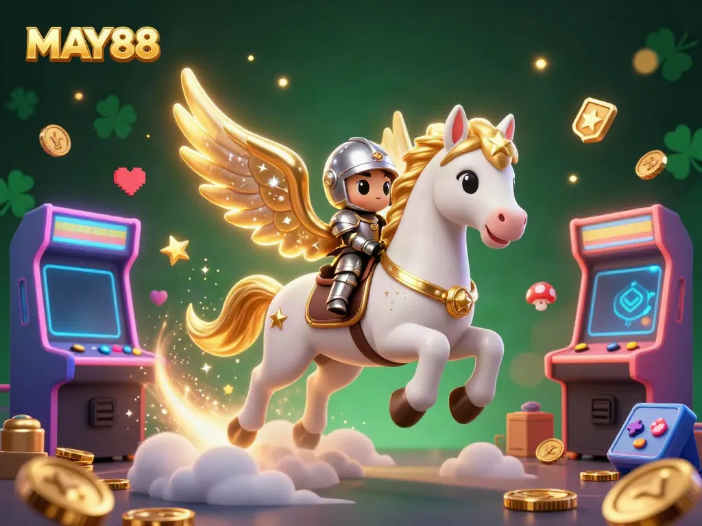 Experience thrilling gameplay with MAY88's vibrant casino atmosphere featuring stunning 3D characters.
