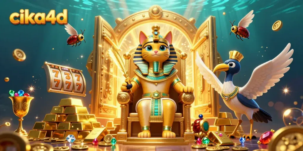 Experience the thrill of CIKA4D with a vibrant scene showcasing a dynamic casino atmosphere filled with riches.