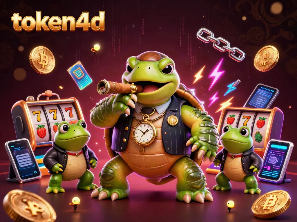 Menangkan jackpot dengan token4d, tampilan slot yang ceria dan bersemangat.