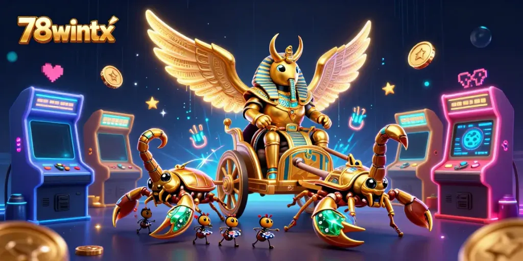 Experience thrilling gameplay at 78wintx with vibrant casino scenes featuring unique characters and dynamic elements.