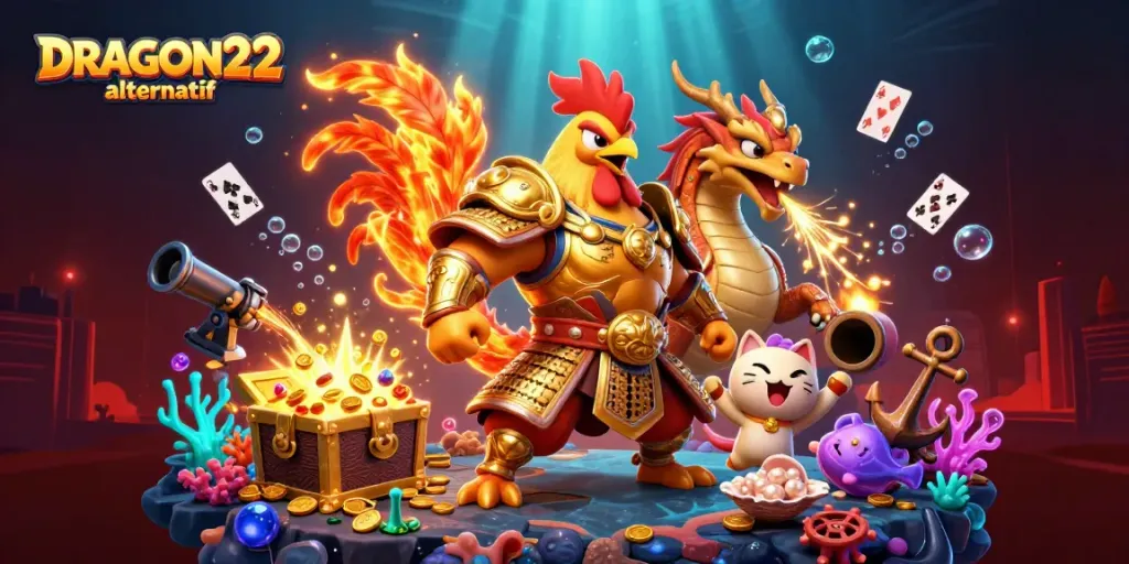 Engage with thrilling gameplay at DRAGON222 alternatif with vibrant characters and captivating casino elements.